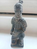 Vintage Chinese Terracotta Krijger, Verzamelen, Beelden en Beeldjes, Ophalen of Verzenden, Gebruikt, Mens