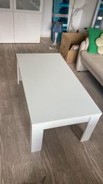 Salontafel koffietafel wit hoogglans, Ophalen, Gebruikt, Rechthoekig
