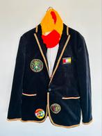 Luxe fluwelen Oeteldonk herenjas, Kleding | Heren, Carnavalskleding en Feestkleding, Maat 52/54 (L), Carnaval, Oeteldonk, Ophalen of Verzenden