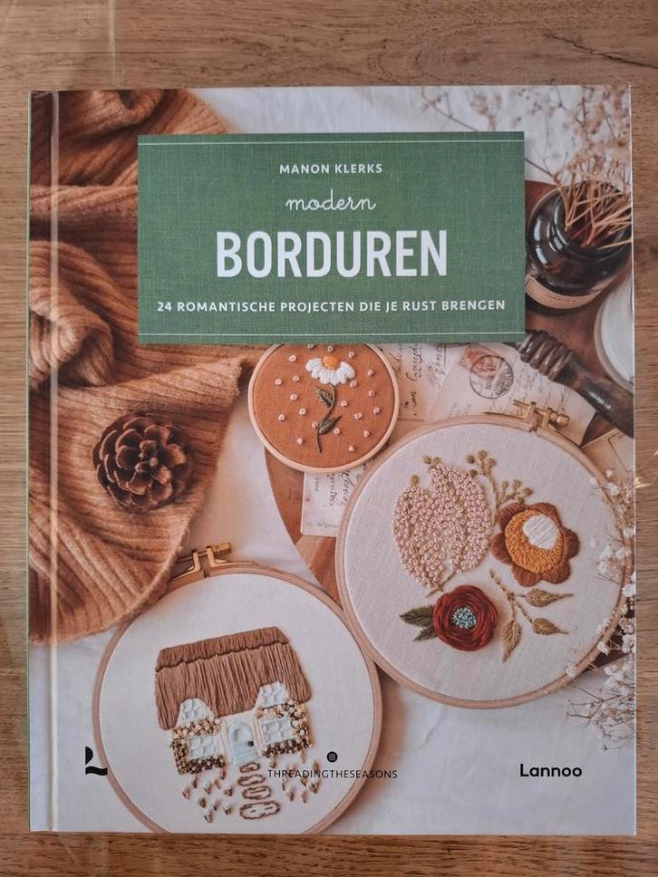Manon Klerks - Modern borduren, Hobby en Vrije tijd, Borduren en Borduurmachines, Zo goed als nieuw, Patroon, Ophalen