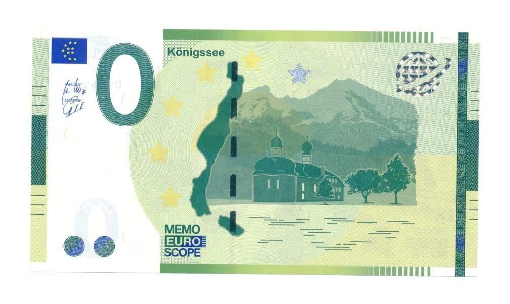 Duitsland 0 Euro biljet Koningssee 2025, Postzegels en Munten, Bankbiljetten | Europa | Eurobiljetten, Ophalen of Verzenden, Duitsland