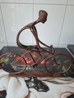Standaard met Fietser - Decoratief Object, Antiek en Kunst, Ophalen of Verzenden