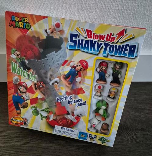 Super Mario Blow Up! Shaky Tower (NIEUW), Hobby en Vrije tijd, Gezelschapsspellen | Bordspellen, Nieuw, Ophalen of Verzenden