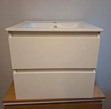 Badkamermeubel 60x46 cm hoogglans wit  beschikbaar voor biedingen