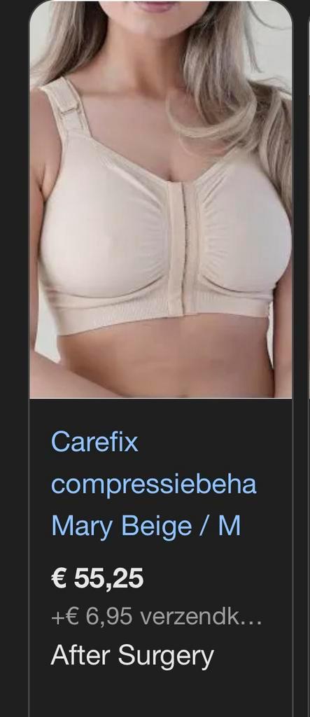Post operatieve compressie BH beige maat M, Diversen, Verpleegmiddelen, Ophalen of Verzenden