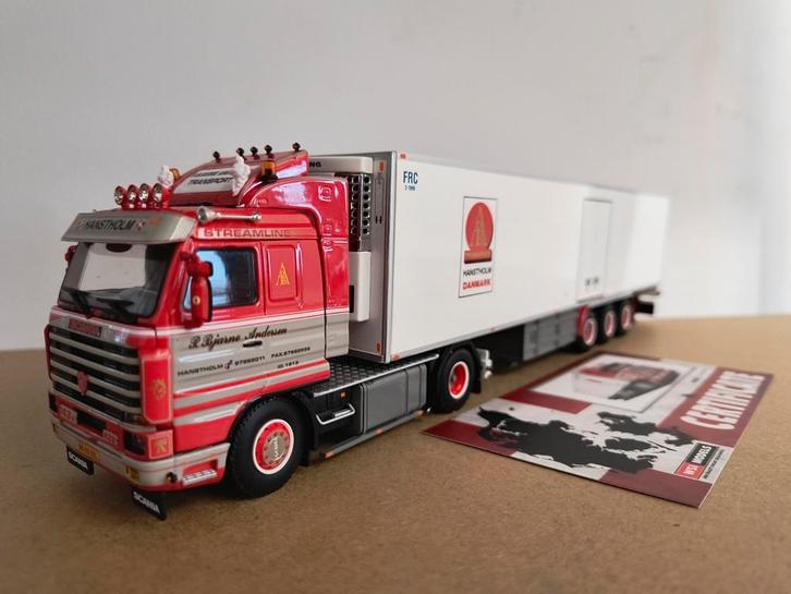 Wsi Scania Bjarne Andersen, Hobby en Vrije tijd, Modelauto's | 1:50, Zo goed als nieuw, Bus of Vrachtwagen, Wsi, Ophalen of Verzenden