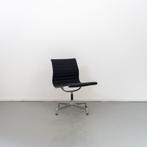 8x Vitra Eames EA 106  Stoel Zwart Hopsak - Gepolijst