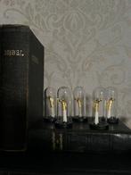 24 karaat verguld ratbotje in stolp taxidermie opgezet, Ophalen of Verzenden, Nieuw, Boerderijdier, Schedel