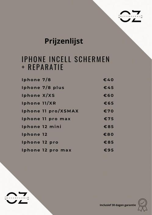Iphone Schermreparatie op locatie 24/7, Telecommunicatie, Mobiele telefoons | Apple iPhone, Ophalen of Verzenden