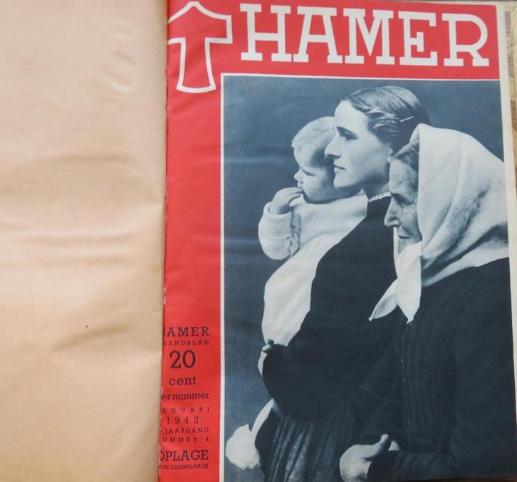 HAMER - 1942 Tijdschrift Nederlandsche SS, Boeken, Oorlog en Militair, Gelezen, Algemeen, Tweede Wereldoorlog, Verzenden