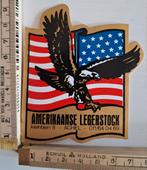 Vintage sticker Amerikaanse legerstock leger dump adelaar, Ophalen of Verzenden, Zo goed als nieuw