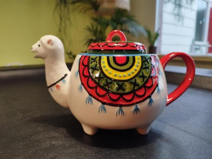 Sinterkerstaanbieding! Theepot lama, inhoud 900 ml, Huis en Inrichting, Keuken | Servies, Nieuw, Overige typen, Overige stijlen
