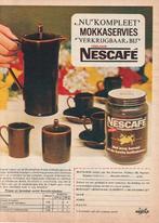Retro reclame 1964 Nescafé koffie Rockingham servies mokka, Verzenden, Overige typen
