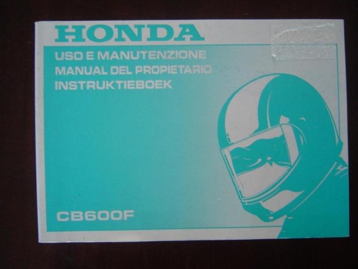 Honda CB600F 1997 motorfiets instructie boekje  CB 600F, Motoren, Handleidingen en Instructieboekjes, Honda, Ophalen of Verzenden