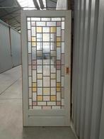 Mooie glas-in-lood deur, Gebruikt, Binnendeur, Minder dan 200 cm, Ophalen of Verzenden