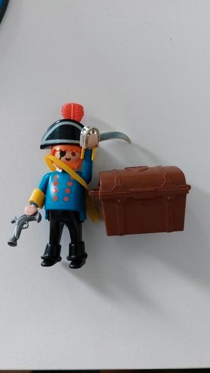 Playmobil piratenkapitein met dikke buik 3382, Kinderen en Baby's, Speelgoed | Playmobil, Gebruikt, Complete set, Ophalen of Verzenden