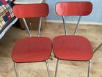 4 mooie retro formica stoelen., Huis en Inrichting, Stoelen, Ophalen, Gebruikt