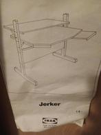 IKEA Jerker Bureau - In hoogte verstelbaar compleet, Ophalen of Verzenden, In hoogte verstelbaar, Gebruikt, Bureau