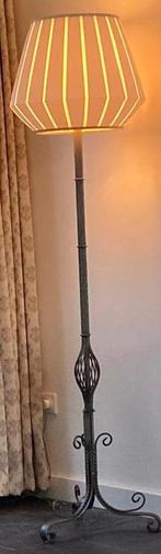 Vintage Art Deco smeedijzeren vloerlamp Jaren 30, Ophalen, Gebruikt