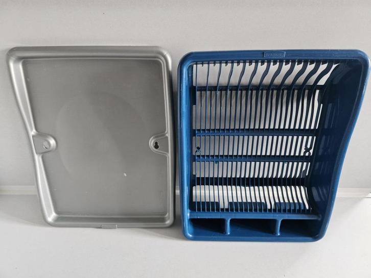 Donkerblauwe afdruiprek van Curver, Huis en Inrichting, Keuken | Keukenbenodigdheden, Zo goed als nieuw, Ophalen of Verzenden