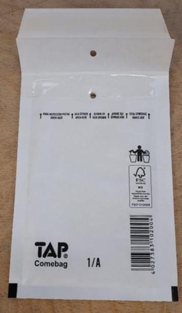 Doos 200 st luchtkussen enveloppen wit 120x175mm zelfklevend beschikbaar voor biedingen