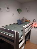 Halfhoogslaper wit, Ophalen, Zo goed als nieuw, Halfhoogslaper