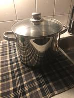 Kookpan 8 liter, Huis en Inrichting, Keuken | Potten en Pannen, Ophalen, Gebruikt, Rvs, Kookpan of Snelkookpan