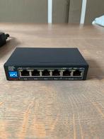 Foscam PS106G PoE Switch - Perfect voor IP Camera's!, Ophalen of Verzenden, Gebruikt