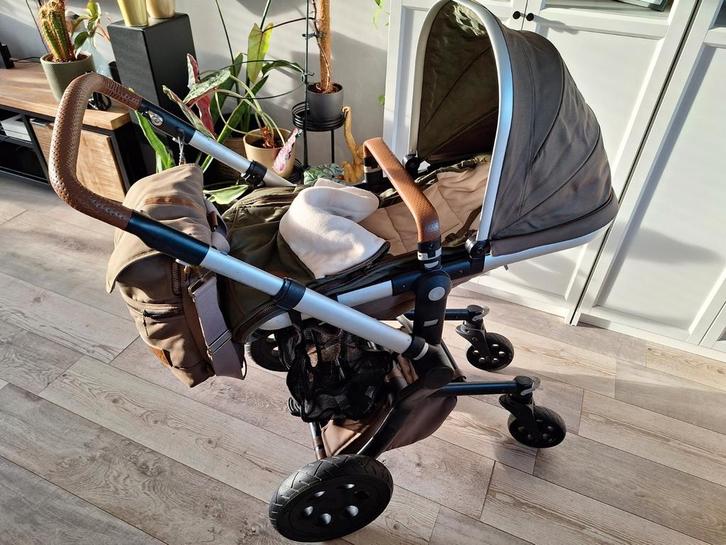 Joolz legergroen - met vele extra's!!, Kinderen en Baby's, Kinderwagens en Combinaties, Zo goed als nieuw, Kinderwagen, Overige merken