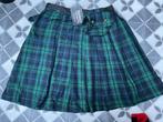 "Fear is Over Kilt" kilt/ rok groen van Banned Alternative S, Maat 48/50 (M), "Fear is Over Kilt" kilt/ rok groen van Banned Alternative S