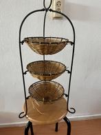 Etagère met 3 manden, Ophalen of Verzenden, Gebruikt