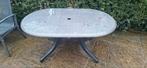 HARTMAN KUNSTOF TUINTAFEL  OVAAL 150 X 90 CM, Tuin en Terras, Tuintafels, Ophalen of Verzenden, Gebruikt, Ovaal, Kunststof