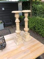 Kaarsen kandelaars gietijzer, Huis en Inrichting, Woonaccessoires | Zuilen en Pilaren, Ophalen, Zo goed als nieuw