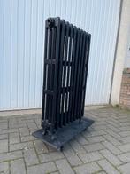 Gietijzeren radiator vintage nr.5, zwart 95 cm hoog, Ophalen, Gebruikt, Radiator, 60 tot 150 cm