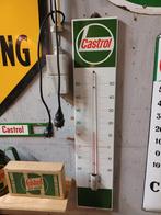 Emaille thermometer Castrol. Het Struukie heropening., Verzamelen, Merken en Reclamevoorwerpen, Ophalen of Verzenden, Gebruikt
