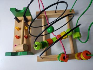 IKEA Houten kralen-spiraal en Hamertje Tik beschikbaar voor biedingen