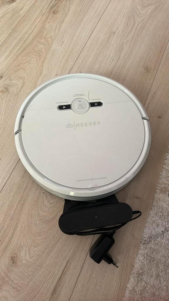 HEEVEY ROBOT STOFZUIGER - AMPER GEBRUIKT!!, Witgoed en Apparatuur, Stofzuigers, Zo goed als nieuw, Robotstofzuiger, Minder dan 1200 watt