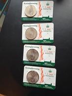 Set van 4 Koningspenningen 1 Jaar Koningschap, Verzenden, Overige waardes, Setje