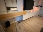 Besta Wandmeubel met Make-up Tafel, Huis en Inrichting, Ophalen, Glas, 150 tot 200 cm, Zo goed als nieuw