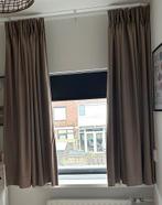 Taupe Verduisterende Gordijnen - Nieuw, Ophalen, 100 tot 150 cm, Bruin, 200 cm of meer