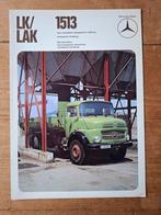 Mercedes-Benz 1513 vrachtwagenfolder - 1973, Ophalen of Verzenden, Zo goed als nieuw, Mercedes