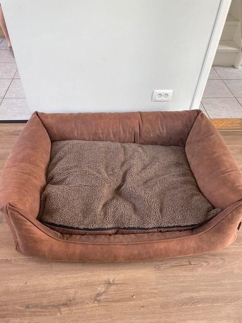 Maxxnobel lederlook hondenmand bruin maat XL, Dieren en Toebehoren, Hondenmanden, Gebruikt, Ophalen