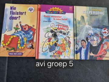 3x zgan avi groep 5 boeken: Paul van Loon, superkeeper, klas beschikbaar voor biedingen