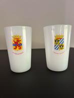 2 vintage provincie melkglazen nutricia, Ophalen of Verzenden, Nieuw, Overige typen