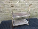 Antieke etagere, plantentafeltje, tuin, terras, balkon, Antiek en Kunst, Ophalen of Verzenden