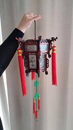 Chinese paleis hanglamp / Oosterse lamp, Minder dan 50 cm, Chinees, Glas, Zo goed als nieuw