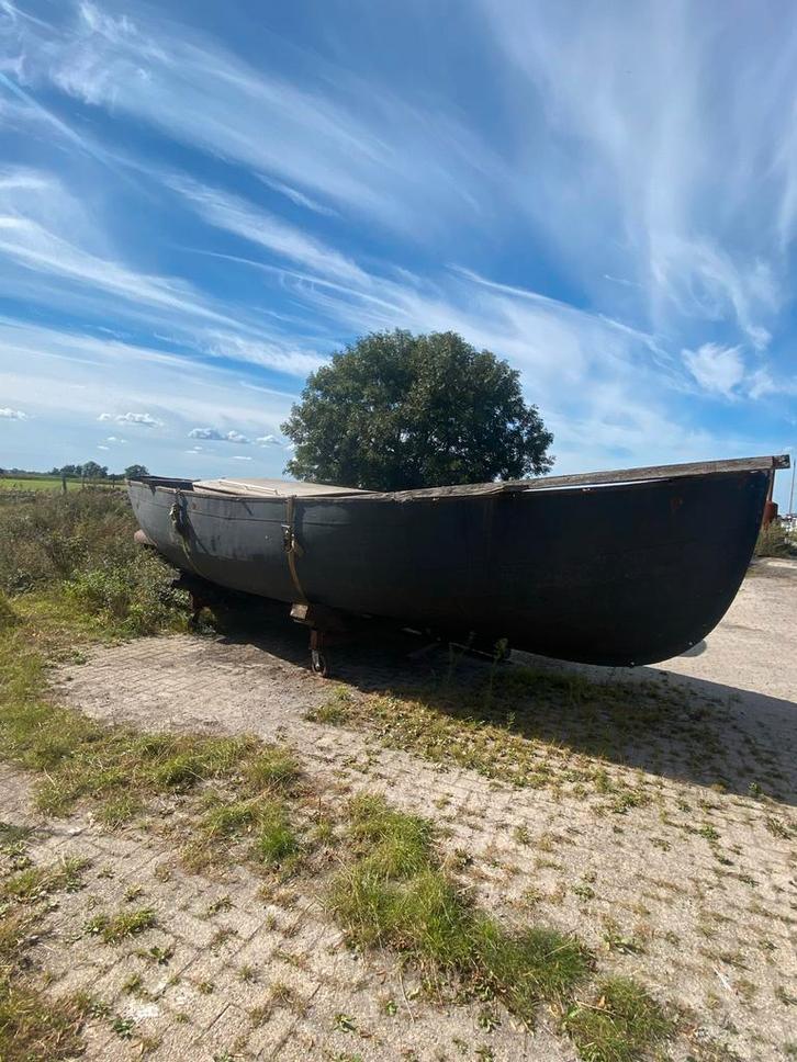 Stalen geklonken Sloep  - Opknapper, Watersport en Boten, Overige Watersport en Boten, Gebruikt, Ophalen