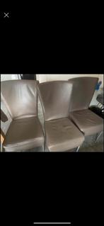 6 Eetkamer stoelen, Huis en Inrichting, Ophalen, Gebruikt, Grijs, Vijf, Zes of meer stoelen