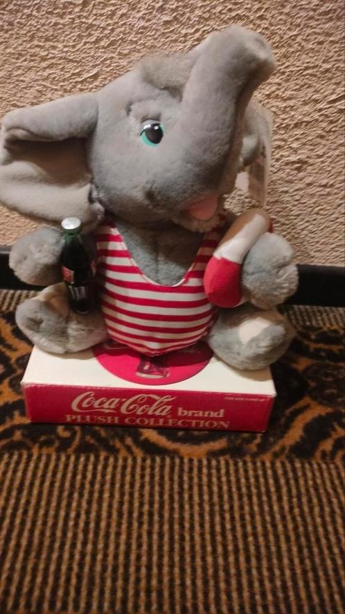 Vintage pluche olifant van Coca Cola uit 1993, Verzamelen, Merken en Reclamevoorwerpen, Nieuw, Ophalen of Verzenden