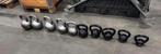 Kettlebells Set 4kg t/m 32 kg, Sport en Fitness, Ophalen, Zo goed als nieuw, Kettlebell